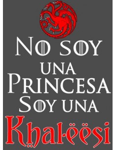 Camiseta Juego de Tronos diseño soy una khal-eesi de tirantes mujer 2