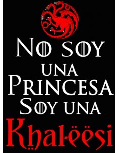 Camiseta Juego de Tronos diseño soy una khal-eesi manga corta mujer 2