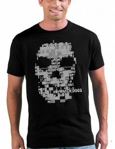 Camiseta Watch Dogs "Skull" unisex