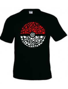 Camiseta Pokemon Pokeball-Pokemons