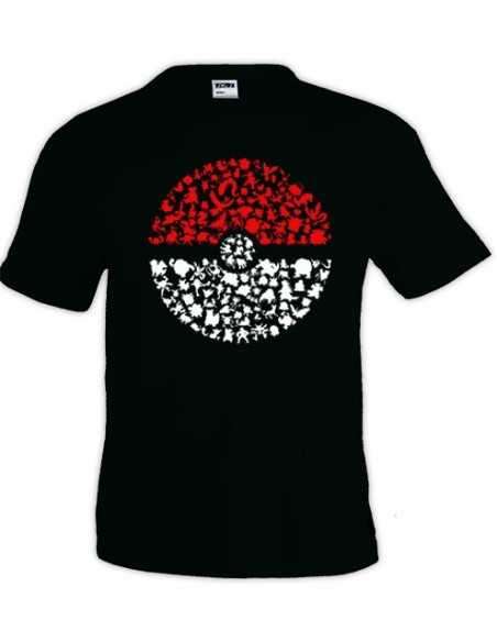 Camiseta Pokemon Pokeball-Pokemons