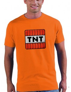 Camiseta minecraft TNT-1 uisex varios colores