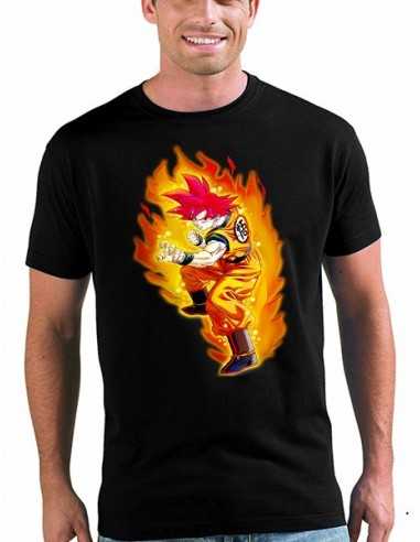 Camiseta Dragon Ball Goku Dios, de adulto
