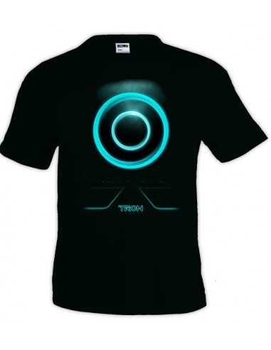 Camiseta tron legacy disco identidad manga corta