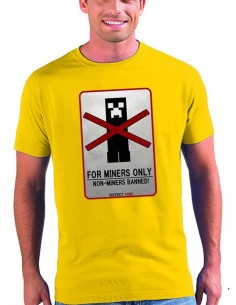 Camiseta Minecraft Miners creeper- Mxgames 2
