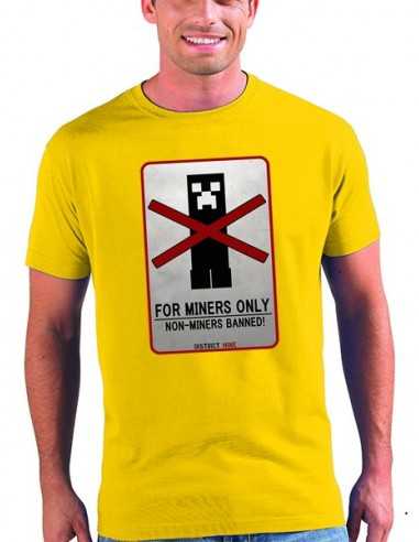 Camiseta Minecraft Miners creeper- Mxgames
