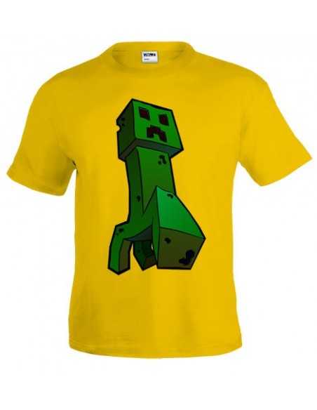 Camiseta Minecraft Art-creeper Camiseta Minecraft Art-creeper