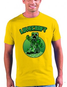 Camiseta Creeper-Minecraft Lovecaft manga corta