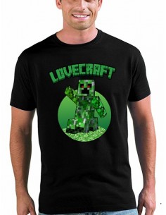 Camiseta Creeper-Minecraft Lovecaft manga corta 2