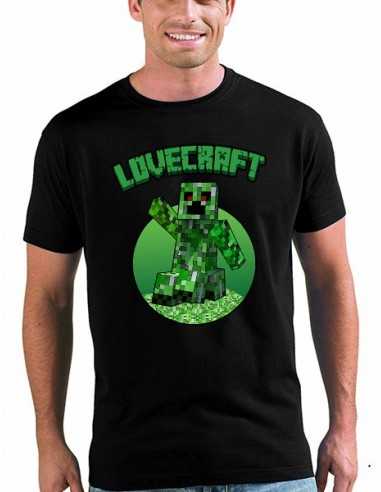 Camiseta Creeper-Minecraft Lovecaft manga corta