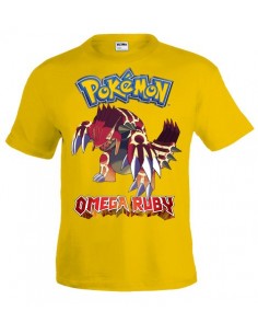 Camiseta Pokemon Rubi - Omega manga corta