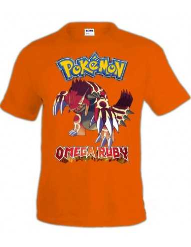 Camiseta Pokemon Rubi - Omega manga corta