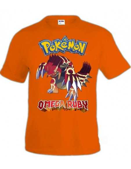 Camiseta Pokemon Rubi - Omega manga corta