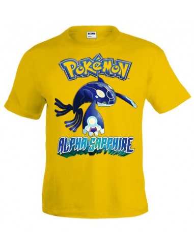 Camiseta Pokemon Alpha- Sapphire manga corta
