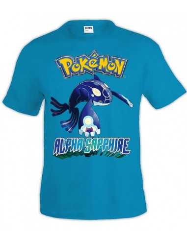 Camiseta Pokemon Alpha- Sapphire manga corta
