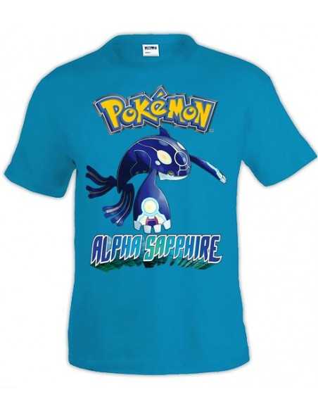 Camiseta Pokemon Alpha- Sapphire manga corta