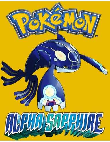 Camiseta Pokemon Alpha- Sapphire manga corta