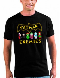 Camiseta Batman Enemies manga corta 2