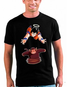 Camiseta Dragon Ball Z Goku Vs Mono Bubbles