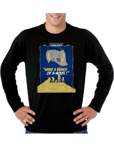 Camiseta Guardianes de la galaxia, poster,manga Larga