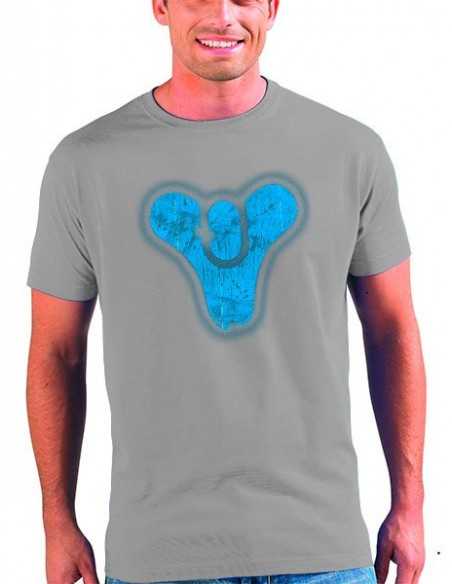 Camiseta Destiny - Logo Azul custom manga corta