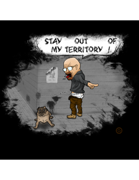 SUDADERA BREAKING BAD HEISEMBERG STAY OUT COLOR NEGRO-KEVINHEIWART