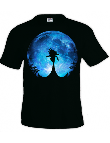 CAMISETA DRAGON BALL GOKU EQUILIBRIO MIRANDO LA LUNA -KEVINHEIWART CAMISETA DRAGON BALL GOKU EQUILIBRIO MIRANDO LA LUNA -KEVINHEIWART