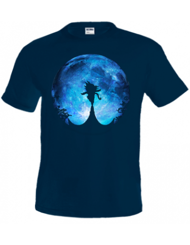 CAMISETA DRAGON BALL GOKU EQUILIBRIO MIRANDO LA LUNA -KEVINHEIWART CAMISETA DRAGON BALL GOKU EQUILIBRIO MIRANDO LA LUNA -KEVINHEIWART
