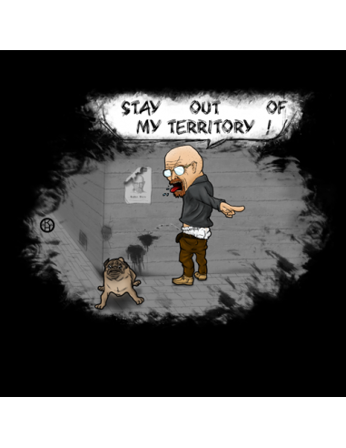 CAMISETA BREAKING BAD HEISEMBERG STAY OUT COLOR NEGRO-KEVINHEIWART