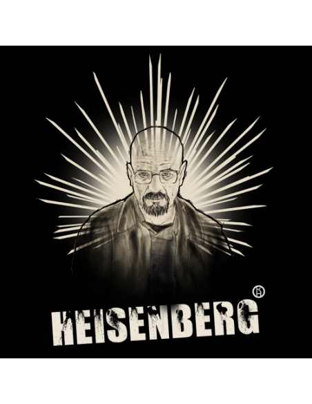 CAMISETA BREAKING BAD HEISEMBERG/WALTER WHITE COLOR NEGRO-KEVINHEIWART