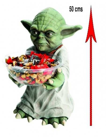 Figura Yoda Star Wars con bandeja para caramelos 50 cms