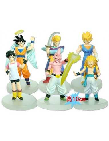 Pack 6 figuras Dragon Ball Z Son Gohan,Goku, vidal, Buu, Vegetto, Gotenks