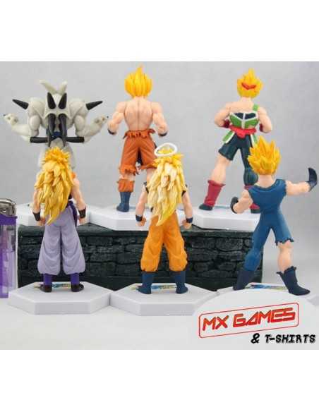 Pack 6 figuras Dragon Ball Z Son Gohan,Goku, vidal, Buu, Vegetto, Gotenks
