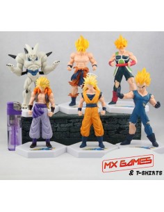 Pack 6 figuras Dragon Ball Z Son Gohan,Goku, vidal, Buu, Vegetto, Gotenks