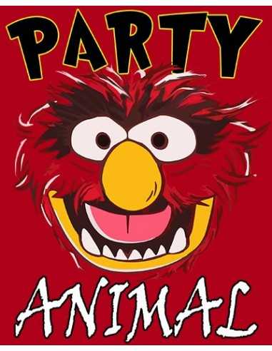 Sudadera "Party Animal" animal The Muppets, con capucha