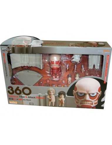 Figuras Ataque a los Titanes - Colossal Titan & Attack NENDOROID - Mx games & T-Shirt
