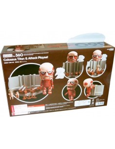 Figuras Ataque a los Titanes - Colossal Titan & Attack NENDOROID - Mx games & T-Shirt 2