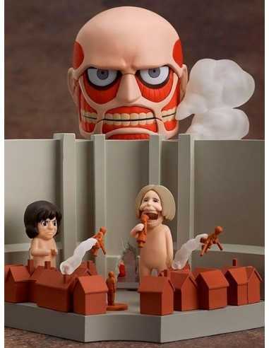 Figuras Ataque a los Titanes - Colossal Titan & Attack NENDOROID - Mx games & T-Shirt