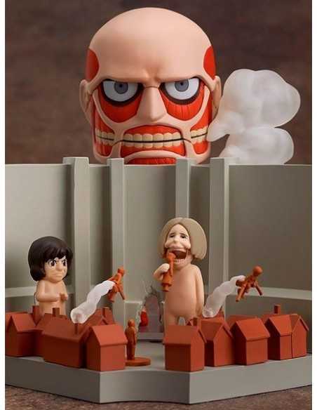 Figuras Ataque a los Titanes - Colossal Titan & Attack NENDOROID - Mx games & T-Shirt