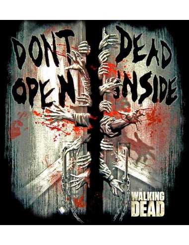 Sudadera Walking Dead, Dont Open Dead Inside con capucha y cremallera