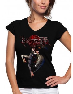 Camiseta Bayonetta manga corta mujer