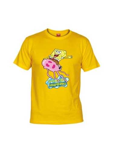 Camiseta Bob Esponja con Medusa (mxgames) Camiseta Bob Esponja con Medusa (mxgames)
