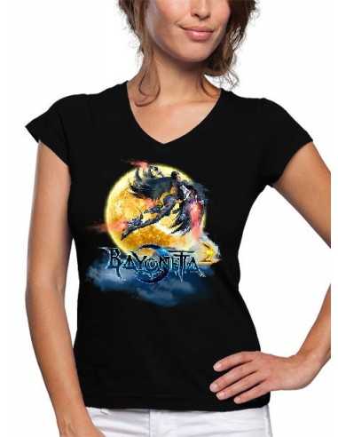 Camiseta "Bayonetta 2" manga corta mujer