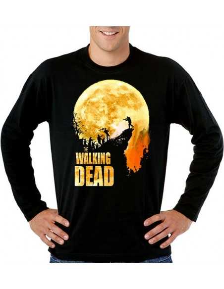 Camiseta The Walking Dead "Precipicio" manga larga