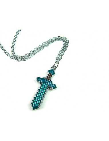 Colgante Minecraft - espada diamante
