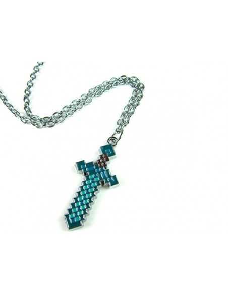 Colgante Minecraft - espada diamante