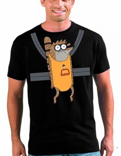 Camiseta Historias corrientes Muscu-instructor Rigby manga corta 2