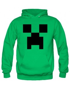 Sudadera Creeper Minecraft con capucha