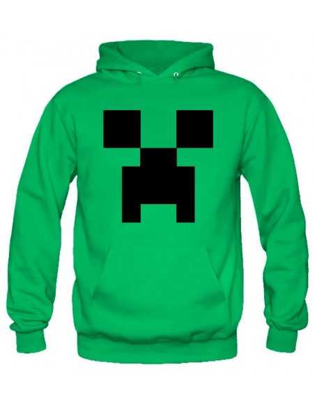 Sudadera Creeper Minecraft con capucha