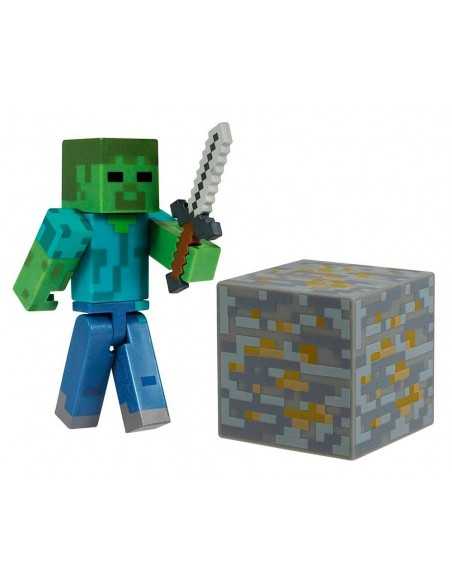 Minecraft - figura zombie en blister Minecraft - figura zombie en blister